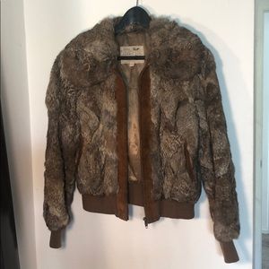 Vintage Rabbit fur coat !